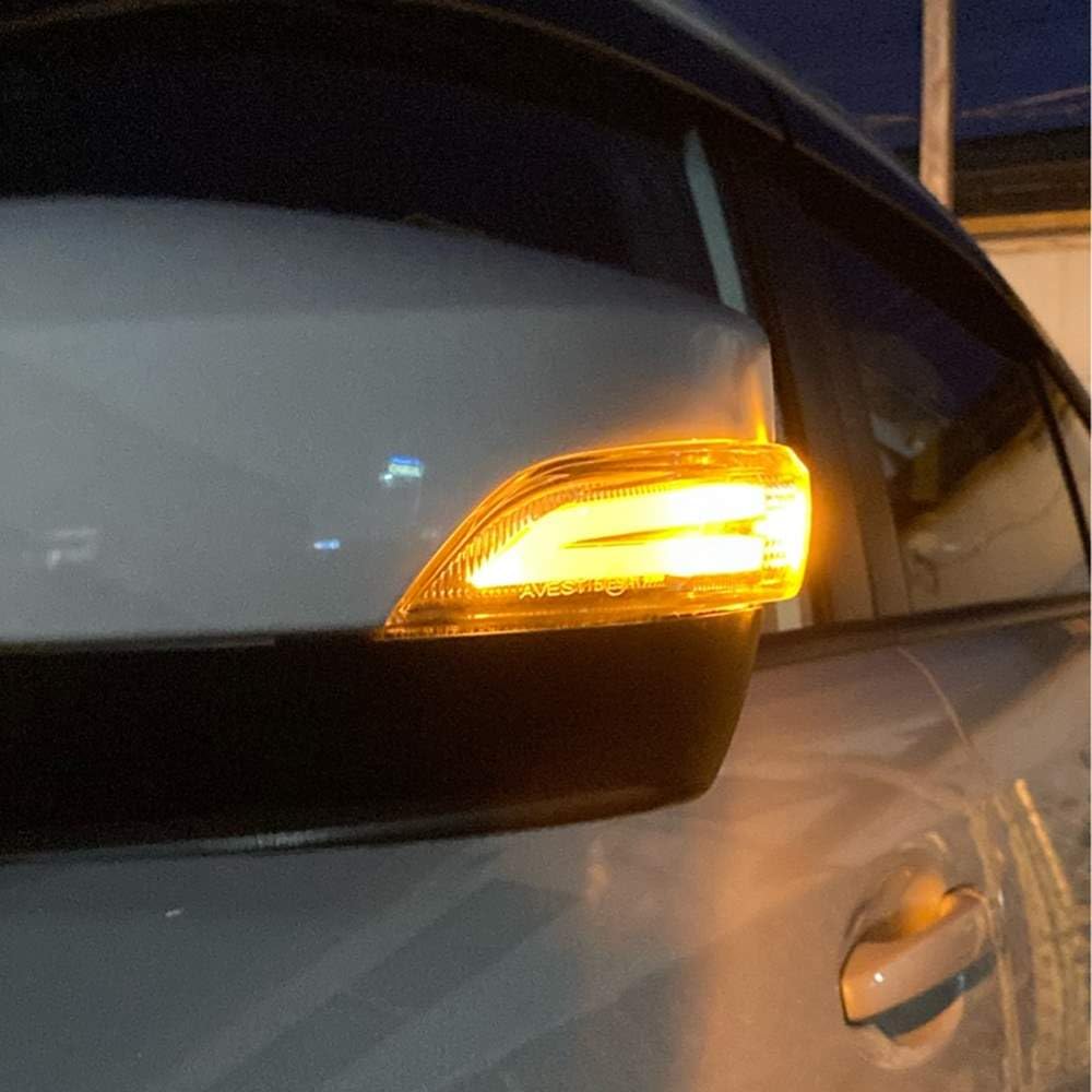 Amazon.com: iJDMTOY JDM Smoked Lens Amber Sequential Flash LED